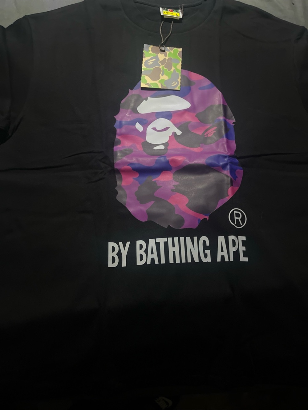 A bathing ape bape t-shirt size large